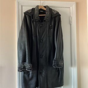 Mens Bod & Christense  shearling jacket